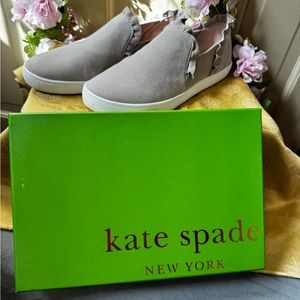 Kate Spade grey sued sneaker